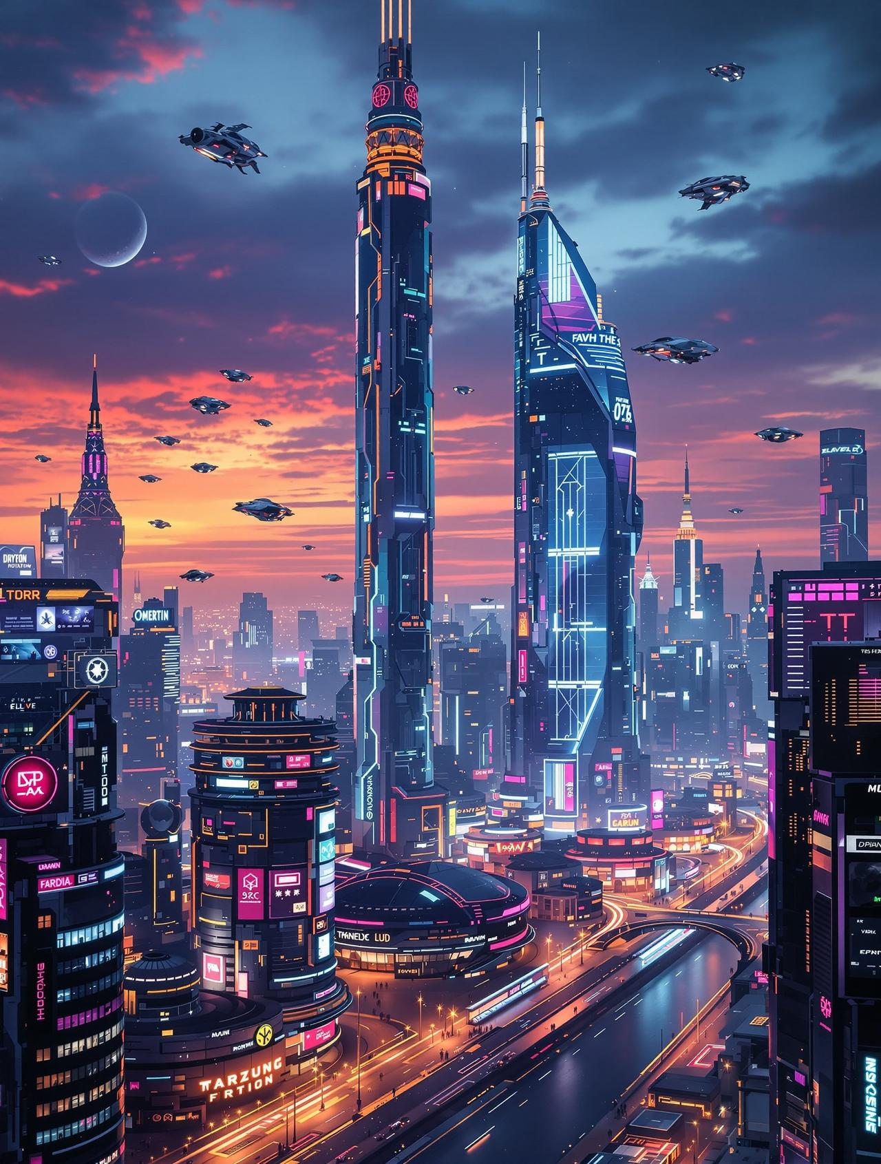 九七影视-未来都市-科幻短片高清海报